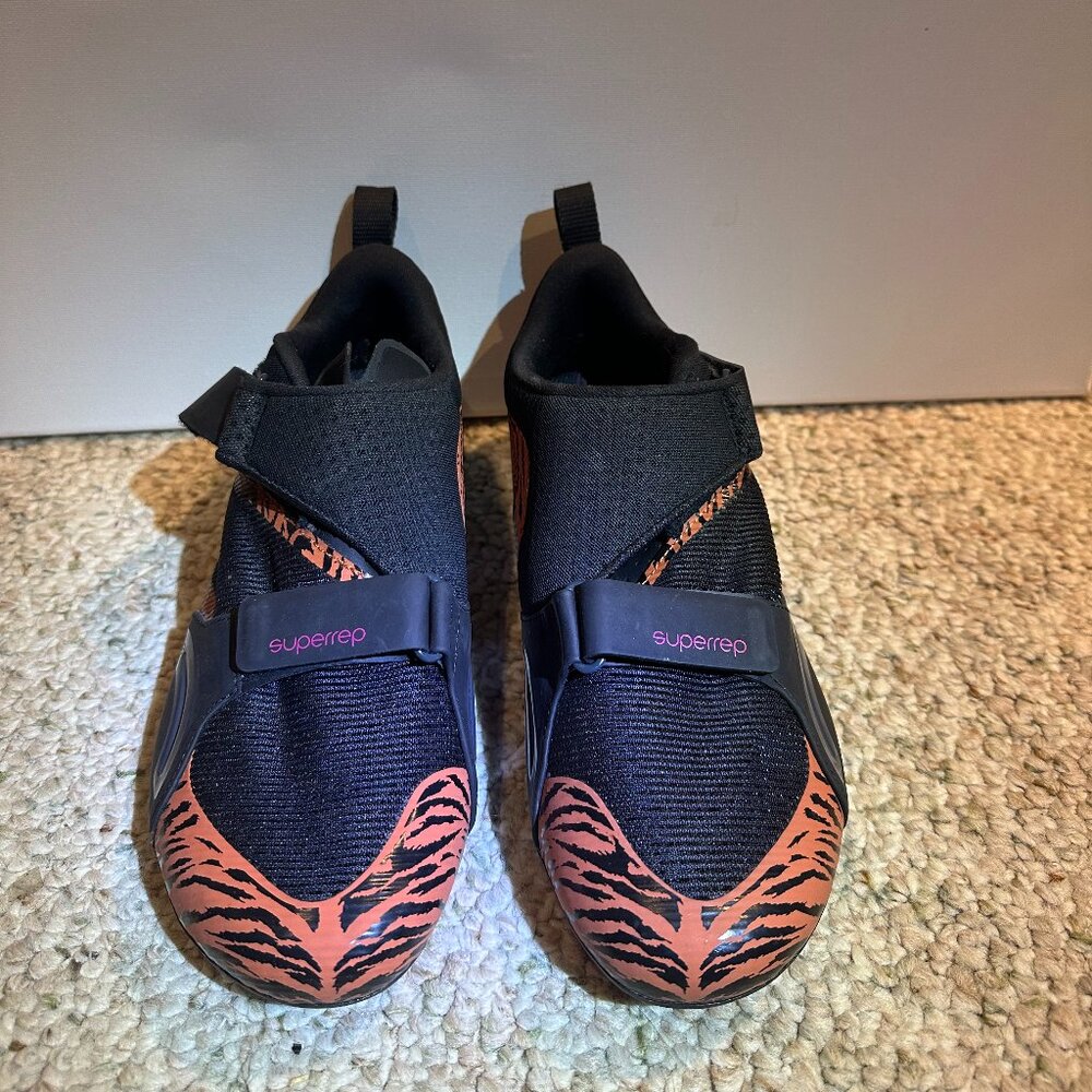 Nike SuperRep Cycle Tiger Print Spin Shoes Size 9